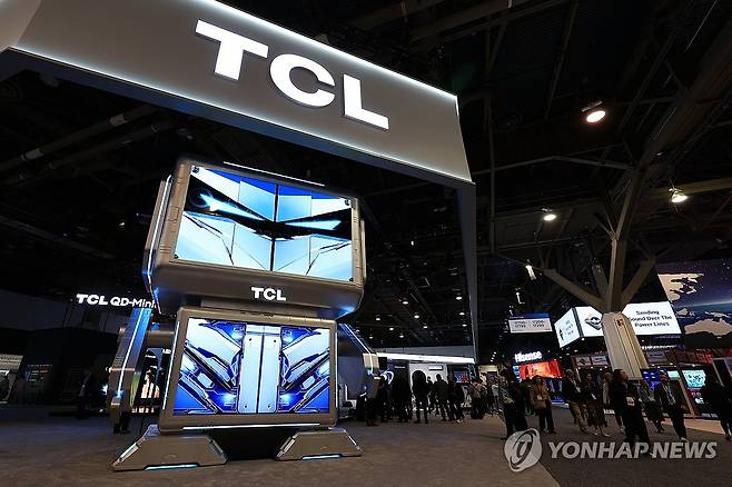 TCL CES 2025 전시장 전경 [연합뉴스 자료사진]