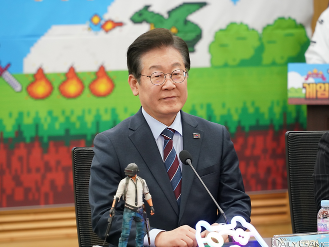 이재명 대표는 게임 산업에 대한 진흥 의지를 분명히 했다.