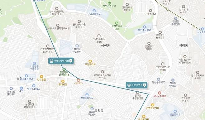 서울 관악구 봉천동 일대 /리치고