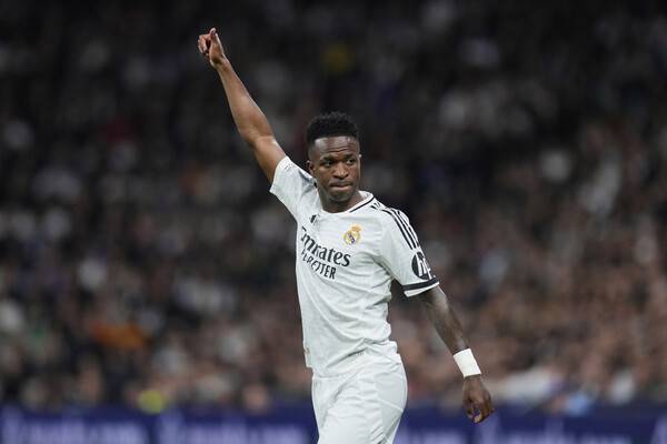 ▲ 레알 마드리드의 브라질 출신 공격수 비니시우스 주니오르는 최고 연봉자가 되기를 원하는 것으로 알려졌다. ⓒ연합뉴스/REUTERS/AP