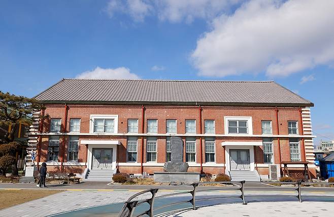 강경중앙초등학교 강당[사진/임헌정 기자]