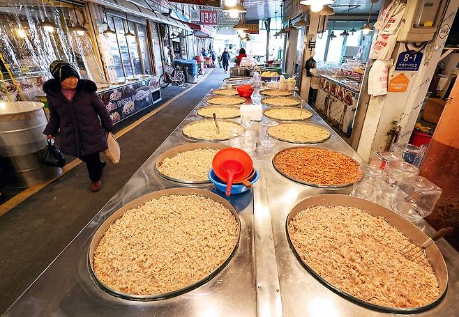 강경 젓갈 상가[사진/임헌정 기자]