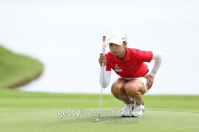 이미향이 8일 열린 블루베이 LPGA 2025 3라운드 중 샷을 준비하고 있다. 사진=게티이미지