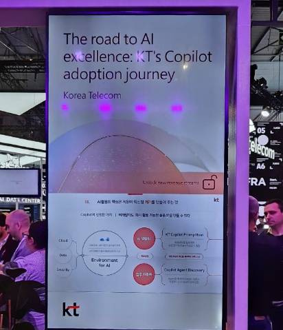 마이크로소프트 AI에이전트 설계를 도입한 KT. [사진=정구민 국민대 교수]