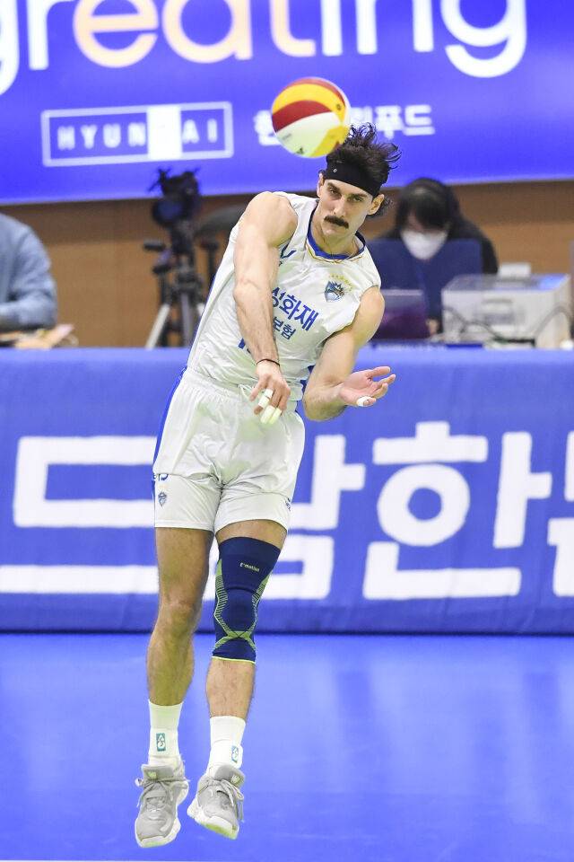 삼성화재 시절 러셀./KOVO