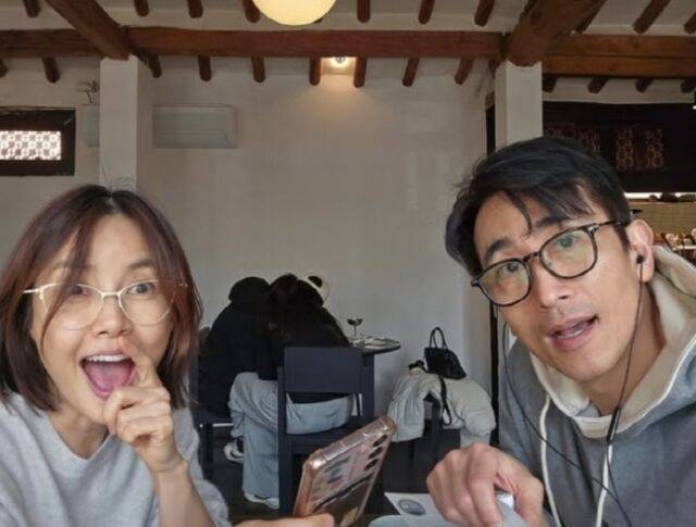 신애라, 차인표 부부./ 신애라 인스타그램