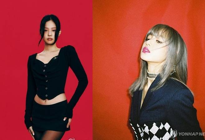 블랙핑크 제니(좌)와 리사(우) [OA엔터테인먼트·YG엔터테인먼트 제공. 재판매 및 DB 금지]