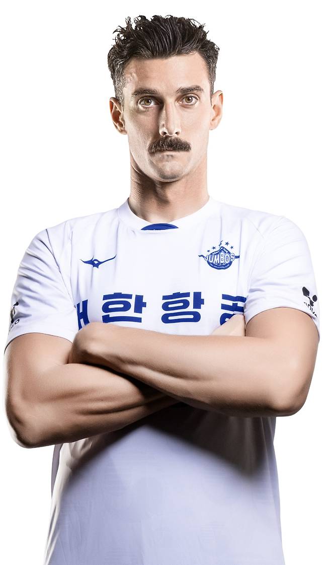 대한항공 새 외국인 선수 카일 러셀. 구단 제공