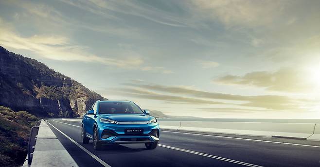 BYD코리아가 국내에 선보인 중국산 전기차 아토3. BYD코리아 제공