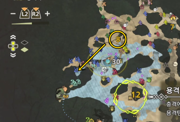 -&nbsp;주홍빛 숲 구역 8 동굴 호수에서 쉽게 낚을 수 있다&nbsp;