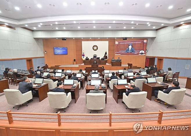 제12대 강릉시의회 후반기 [강릉시의회 제공. 재판매 및 DB 금지]