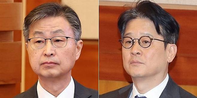 최재해 감사원장(왼쪽)과 이창수 서울중앙지검장.ⓒ연합뉴스