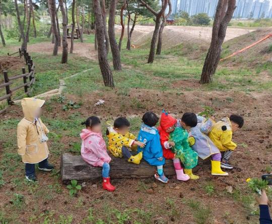 홍성군이 운영하는 숲체험 프로그램에 참가한 어린이들. 홍성군 제공.