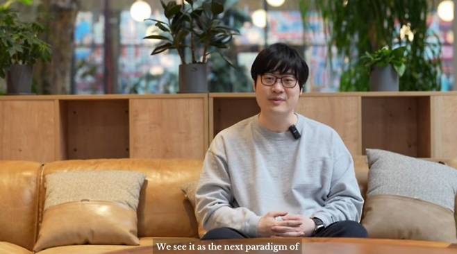 샤우훙 마누스 창업자가 마누스를 소개하고 있다. (사진출처=마누스 홈페이지) /사진=뉴스1