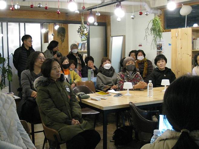 자리를 함께한 이들 상당수가 남해 여성농민들이었다. 이유진 기자