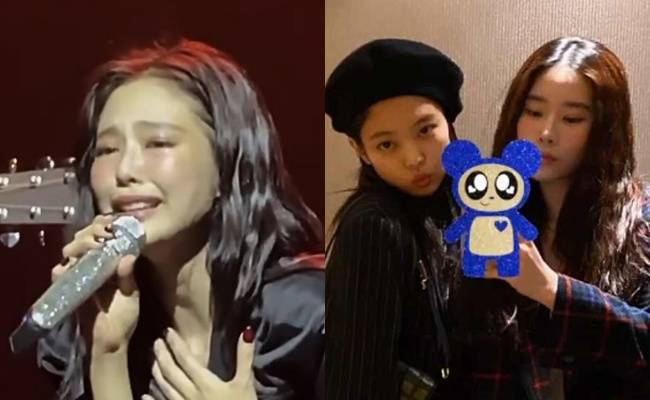 제니 ‘트윈’ 무대 영상 캡처, 제니 소셜 계정 캡처