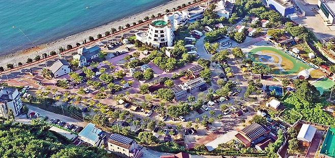 학동자동차 야영장 사진