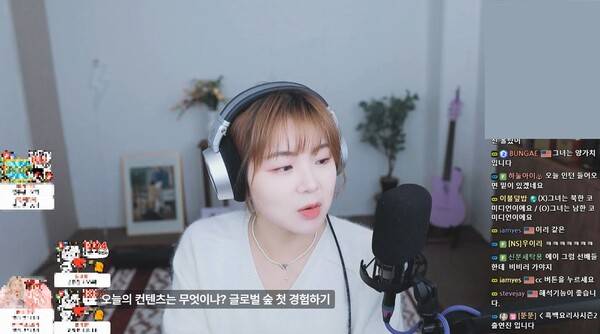 글로벌 플랫폼 동시 송출 시작한 스트리머 안예슬띠