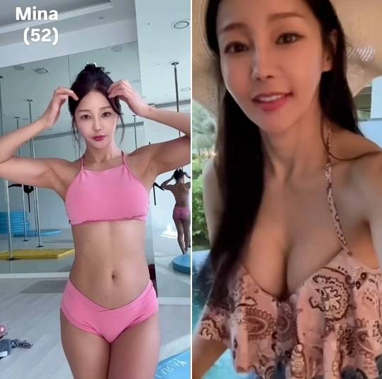 가수 미나가 50대라는 사실이 믿기지 않는 몸매를 공개했다. [사진=미나 인스타그램]