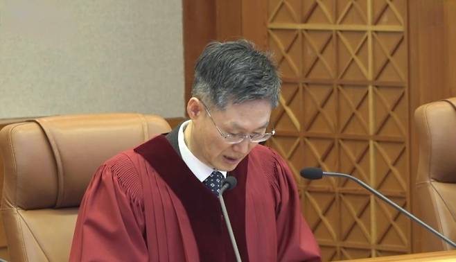 문형배 헌법재판소장 권한대행 (SBS 캡처)