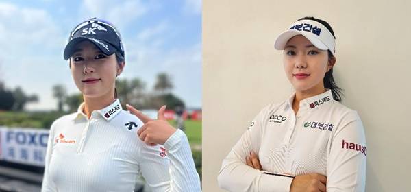 (왼쪽부터) KLPGA 김재희 프로, 서어진 프로 / 사진=넥스트크리에이티브 제공