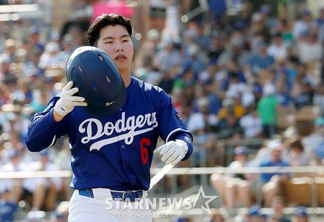 LA 다저스 김혜성. /사진=김진경 대기자