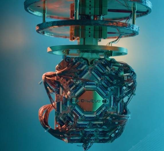 디웨이브 양자 컴퓨터 [디웨이브 홈페이지 캡처]