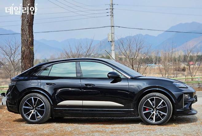 마칸 일렉트릭 측면. ⓒ데일리안 정진주 기자