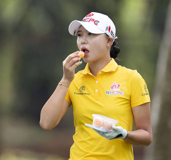 한국여자프로골프(KLPGA) 투어 2025시즌 첫 대회인 블루캐니언 레이디스 챔피언십에 출전한 문정민 프로. 사진제공=KLPGA