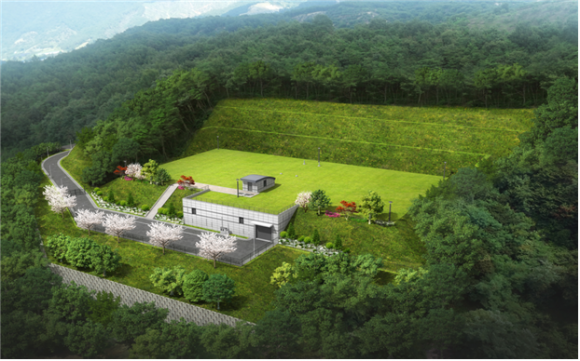 광주시가 새로 건설하는 지산배수지 조감도. 광주광역시 제공