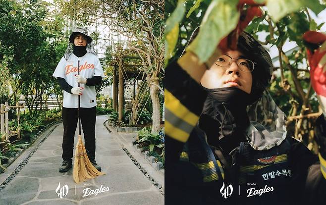 ▲ 한화 이글스가 14일 창단 40주년을 기념해 발표한 화보. ⓒ 한화 이글스