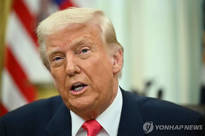 도널드 트럼프 미국 대통령 [AFP 연합뉴스 자료사진 재판매 및 DB 금지]