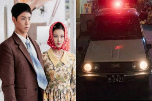 드라마 ‘폭싹 속았수다’ 스틸컷과 신진 코로나 순찰차 (사진=넷플릭스)