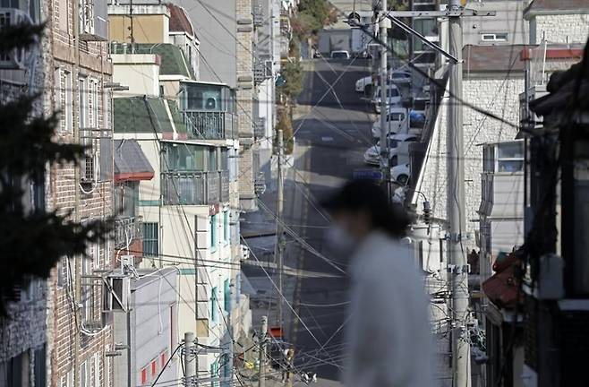 서울 시내의 한 빌라 밀집지역 [사진 = 뉴스1]