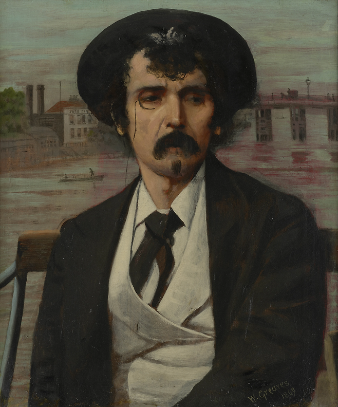 월터 그리브스, 제임스 휘슬러의 초상화, 1869