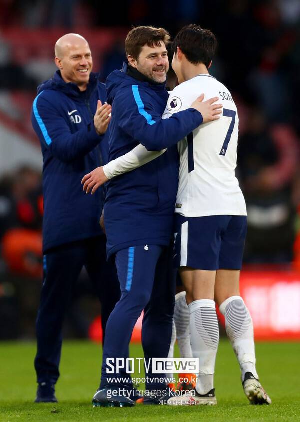 ▲ 마우리시오 포체티노 전 토트넘 홋스퍼 감독과 손흥민은 각별한 사이로 잘 알려져 있다.