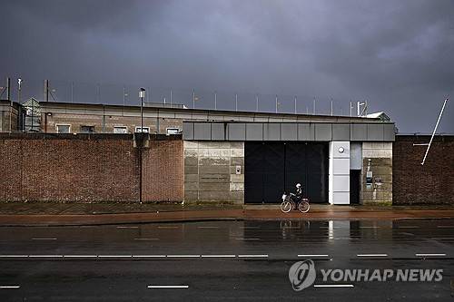 두테르테 대통령이 수감된 네덜란드 헤이그의 구치소 [AFP 연합뉴스 자료사진 재판매 및 DB 금지]
