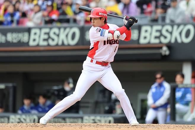 ▲ 3안타 2타점을 기록한 홍종표 ⓒKIA타이거즈