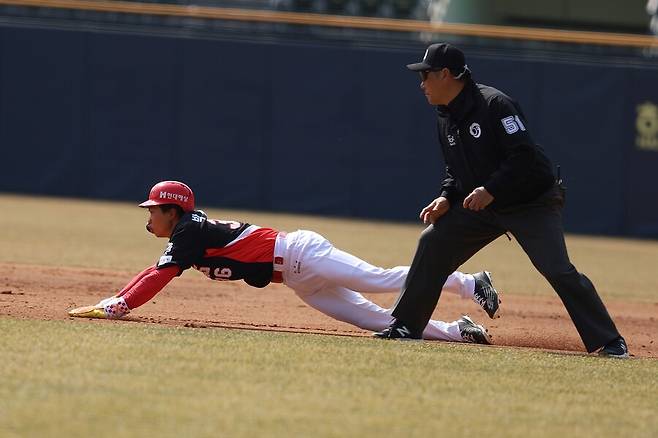 ▲ 이범호 감독은 박재현의 발이 KIA에 부족했던 요소를 채울 수 있다고 기대하고 있다 ⓒKIA타이거즈
