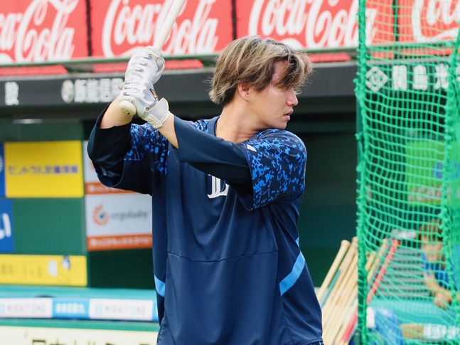 Ryusei Sato of the Seibu Lions