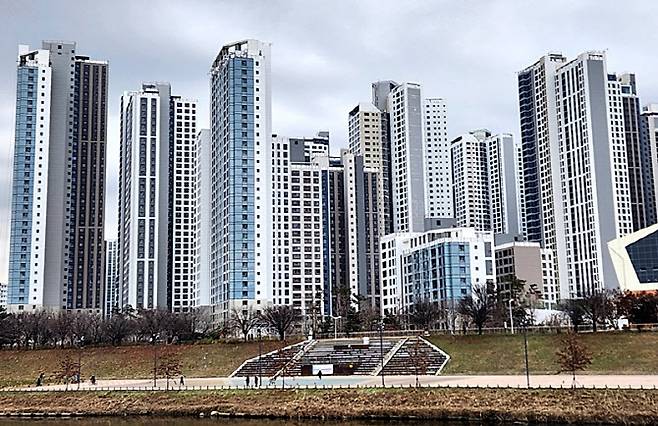 광명시 철산동 신축아파트단지 전경 (사진=이데일리 이배운 기자)