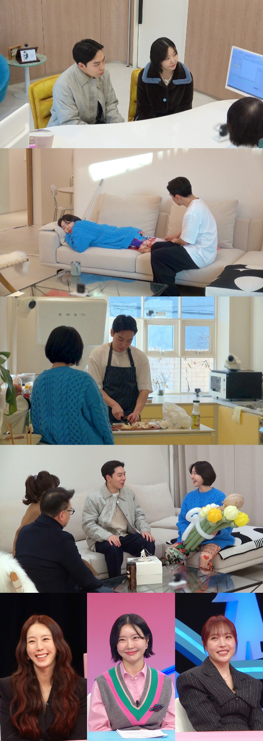 임현태가  쌍둥이 성별 공개 앞두고 역대급 기행을 펼친다.사진=SBS 제공