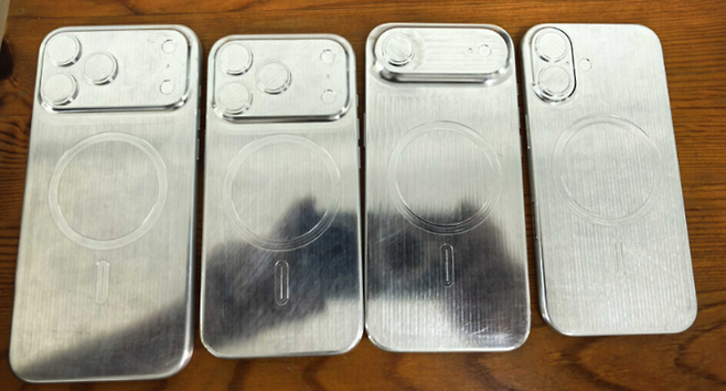 아이폰17 시리즈 모델 렌더링. 사진=소니 딕슨(Sonny Dickson) 엑스