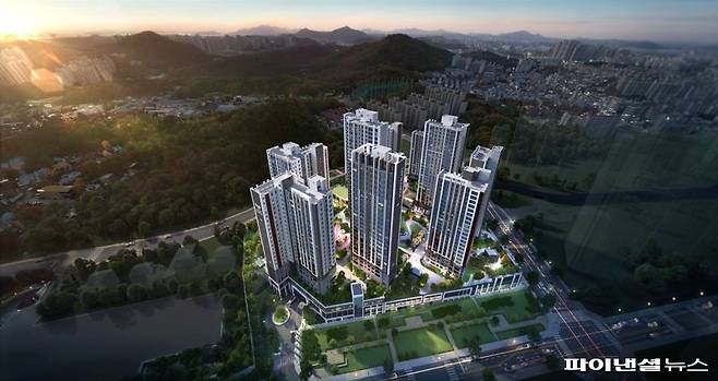 풍무역 롯데캐슬 시그니처 조감도. 롯데건설 제공