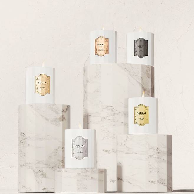 [서울=뉴시스] 아모레퍼시픽에서 전개하는 파리 니치 향수 브랜드 '구딸(GOUTAL)'이 홈 캔들 '레 조르 구딸' 컬렉션을 출시한다고 8일 밝혔다. (사진=아모레퍼시픽 제공) *재판매 및 DB 금지