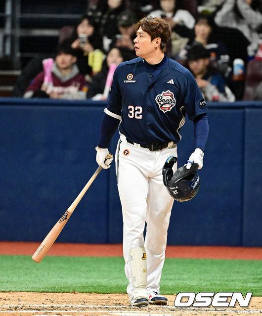 [OSEN=지형준 기자] 두산 김재환. 2025.03.16 / jpnews@osen.co.kr