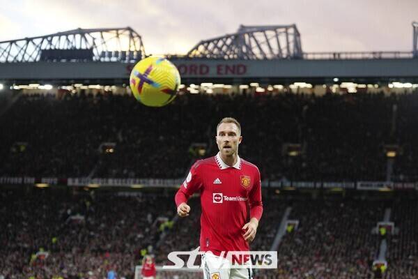 맨체스터 유나이티드 크리스티안 에릭센. 사진┃뉴시스/AP