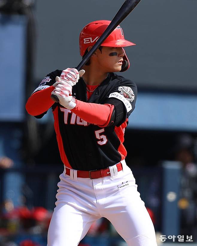 정규시즌 MVP 1순위로 꼽힌 KIA 김도영. KIA 제공