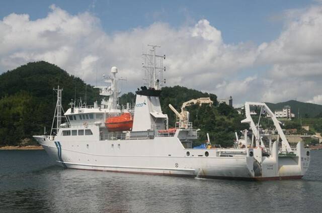 한국해양과학기술원 해양조사선 온누리호. 한겨레 자료 사진
