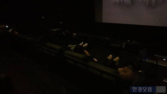 메가박스 낮잠이벤트 현장 사진/사진=유지희 기자